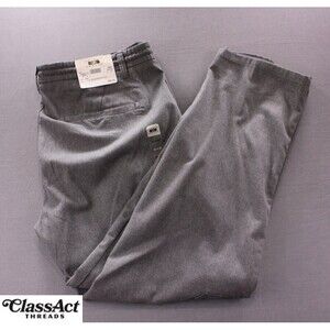 New Joseph Abboud Men's Size 40x30 Navy Drawstring Cargo Pockets Stretch Pants